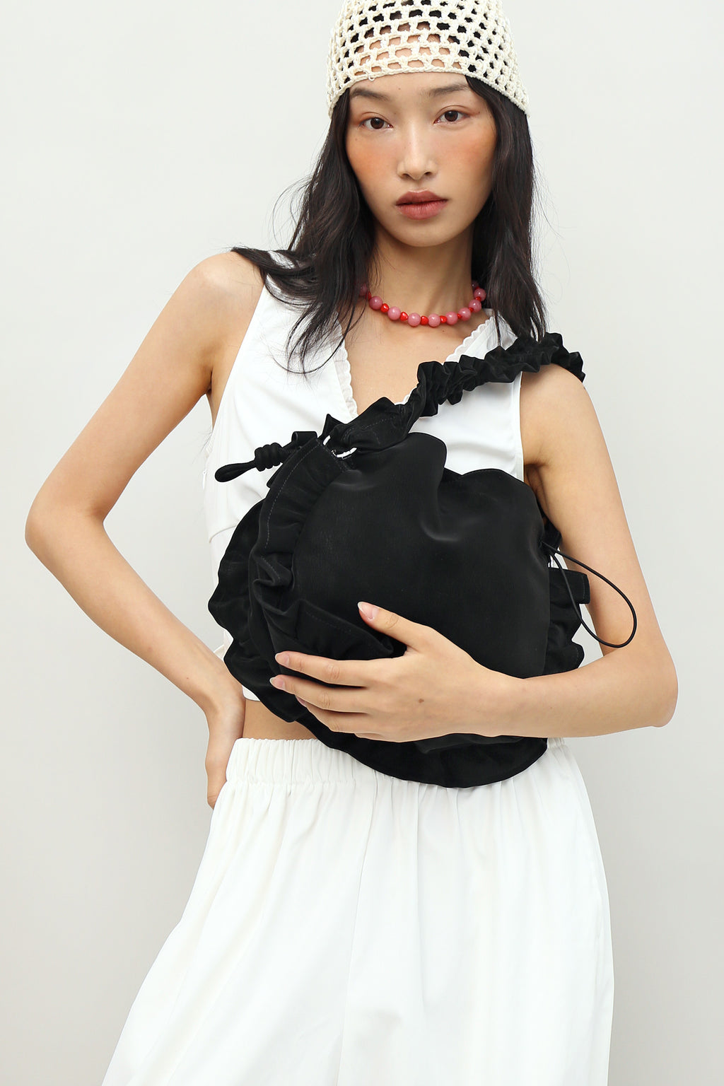 Raviolii Pillow Bag - Black Soot