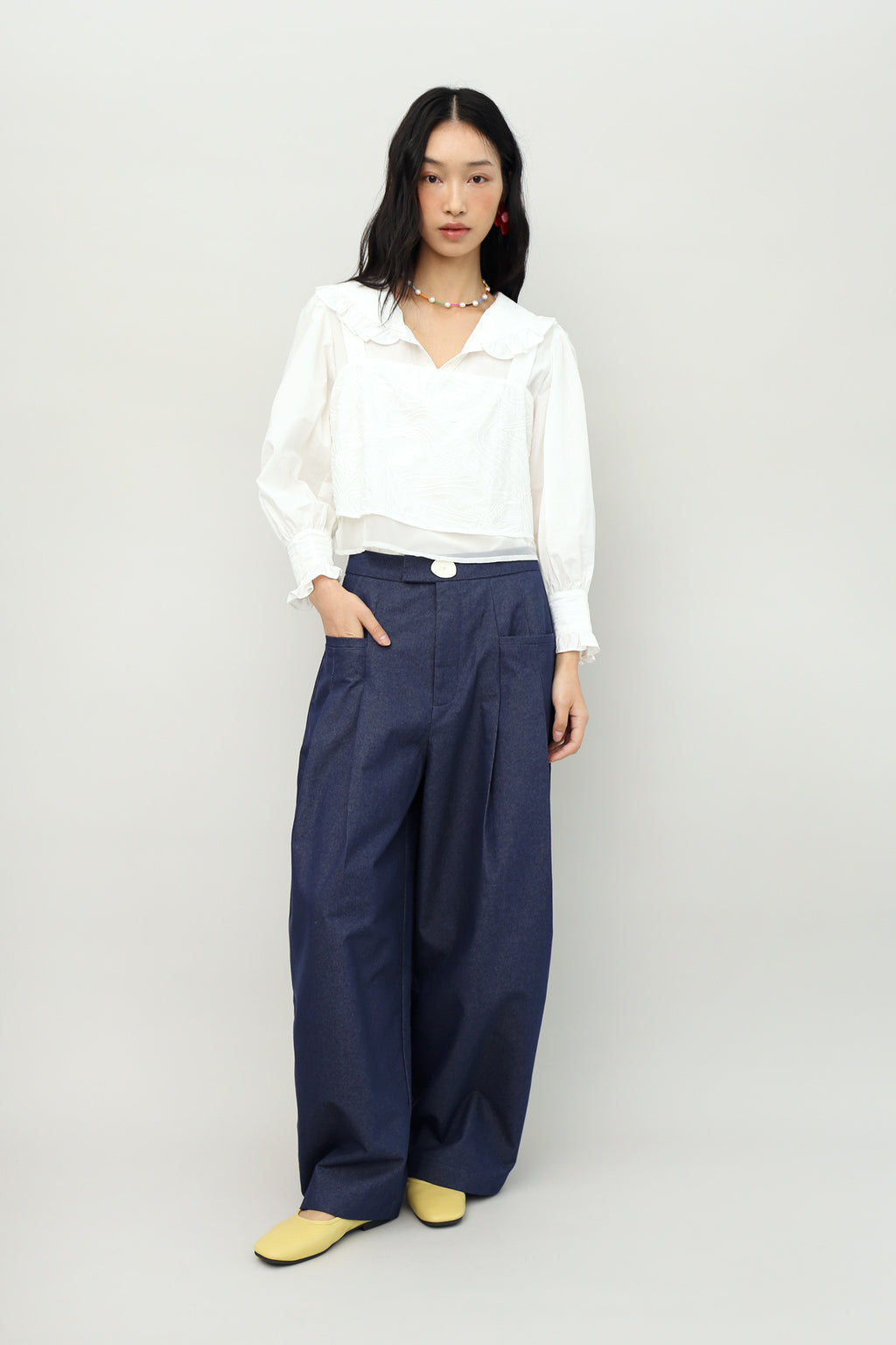 Odette Ruffle Blouse