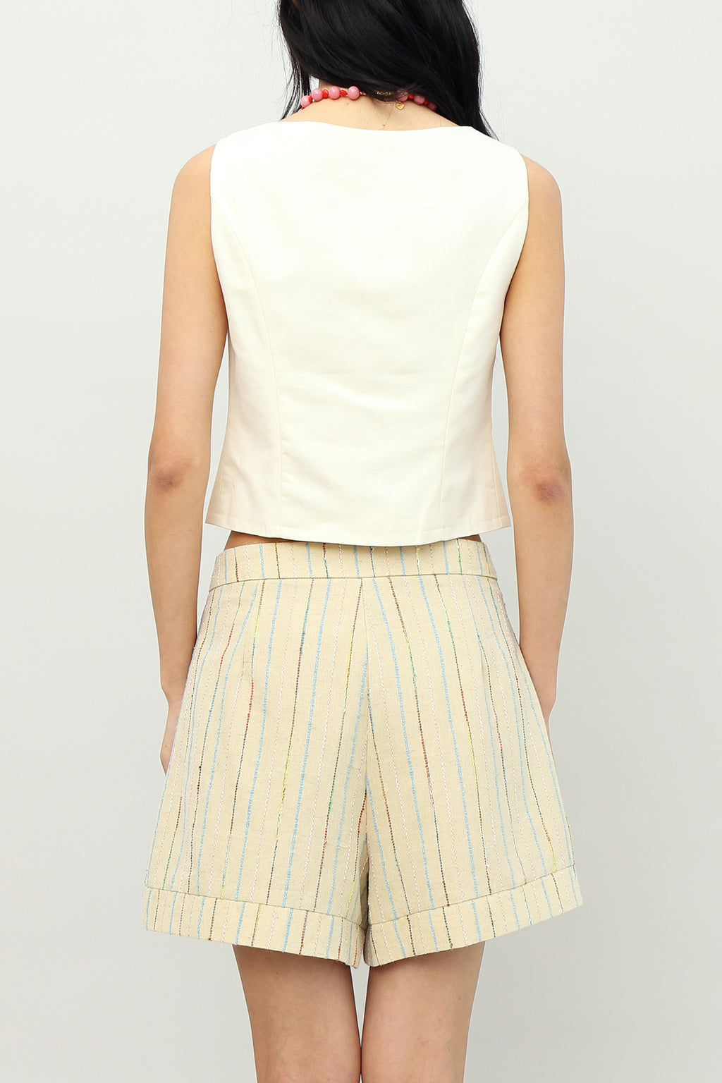 Pandora Button Top in Cream Froth