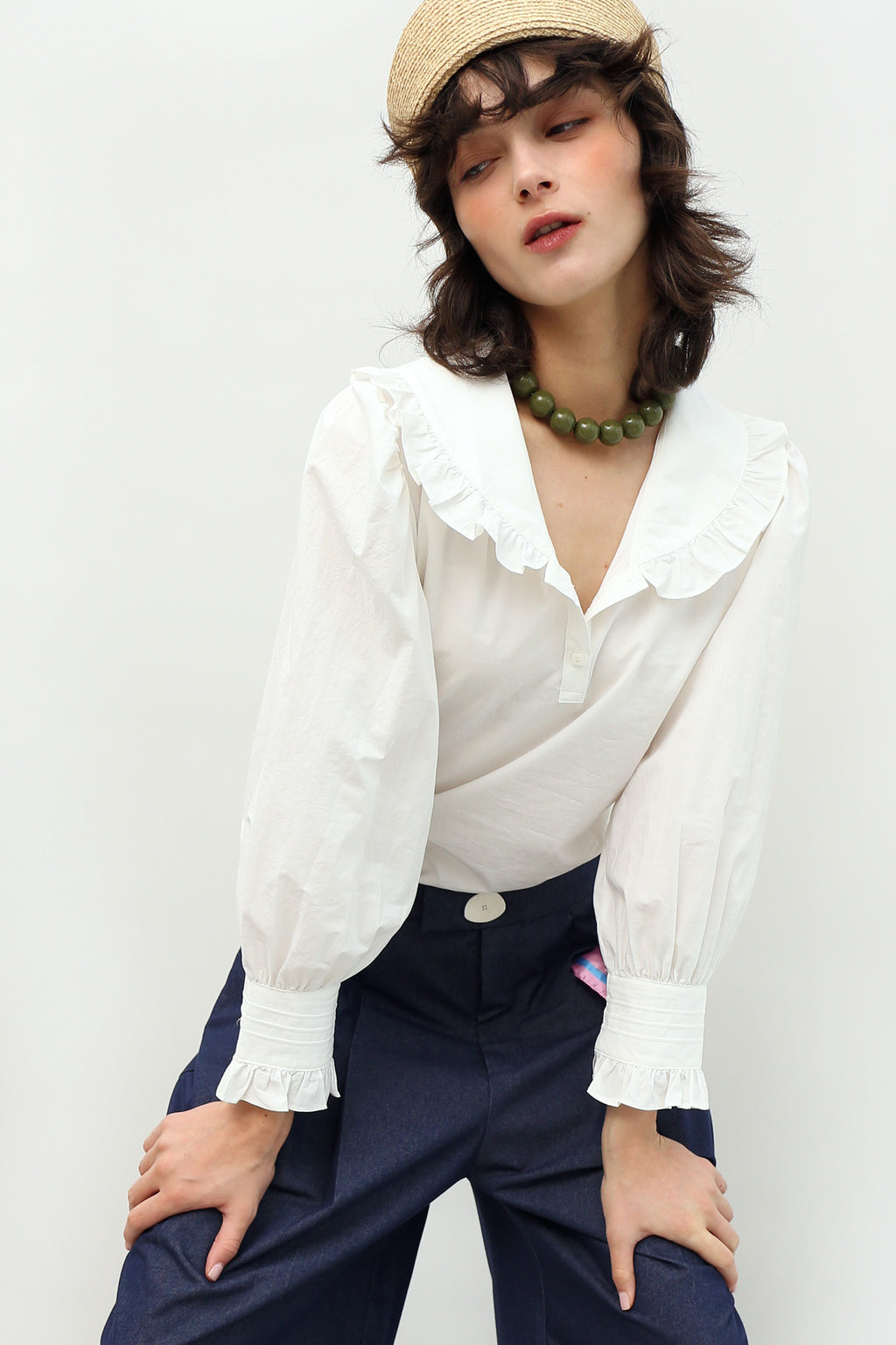 Odette Ruffle Blouse