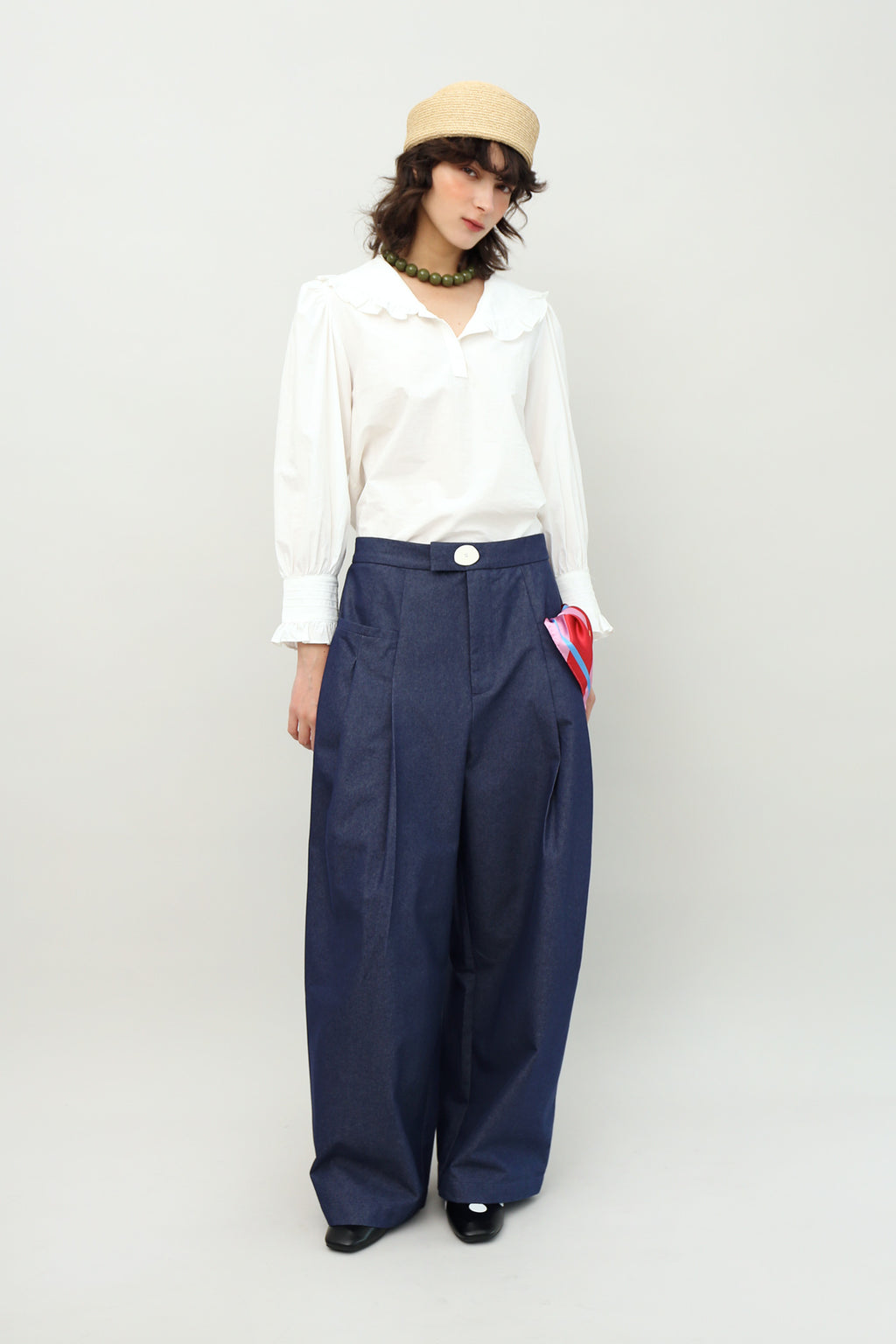 Odette Ruffle Blouse