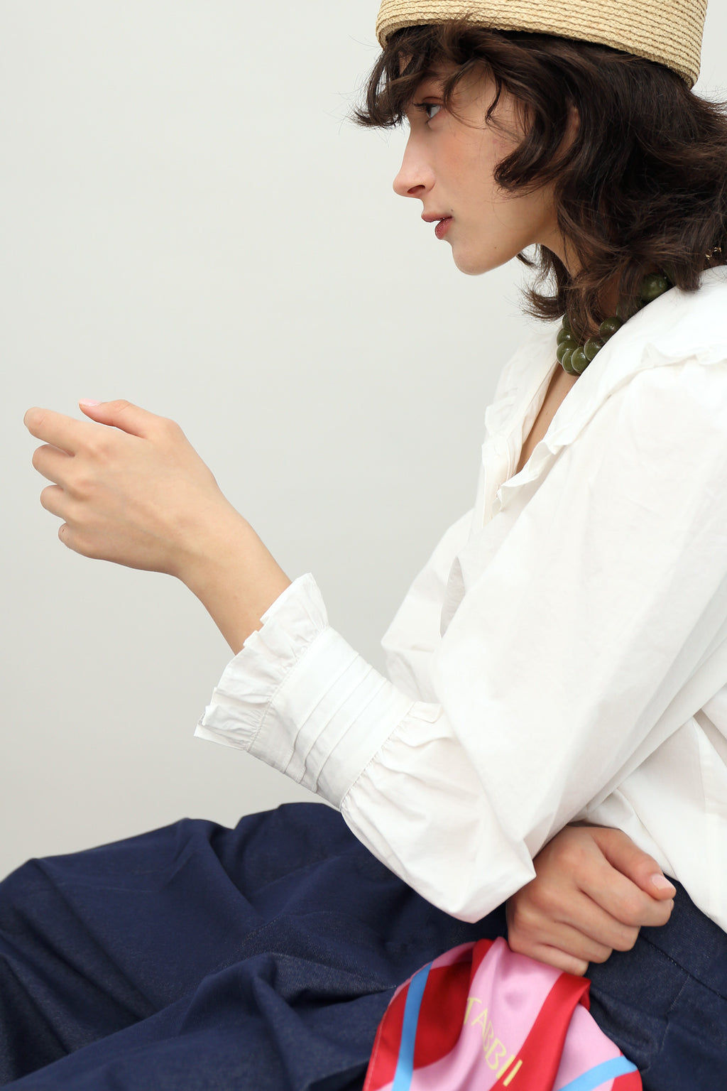 Odette Ruffle Blouse
