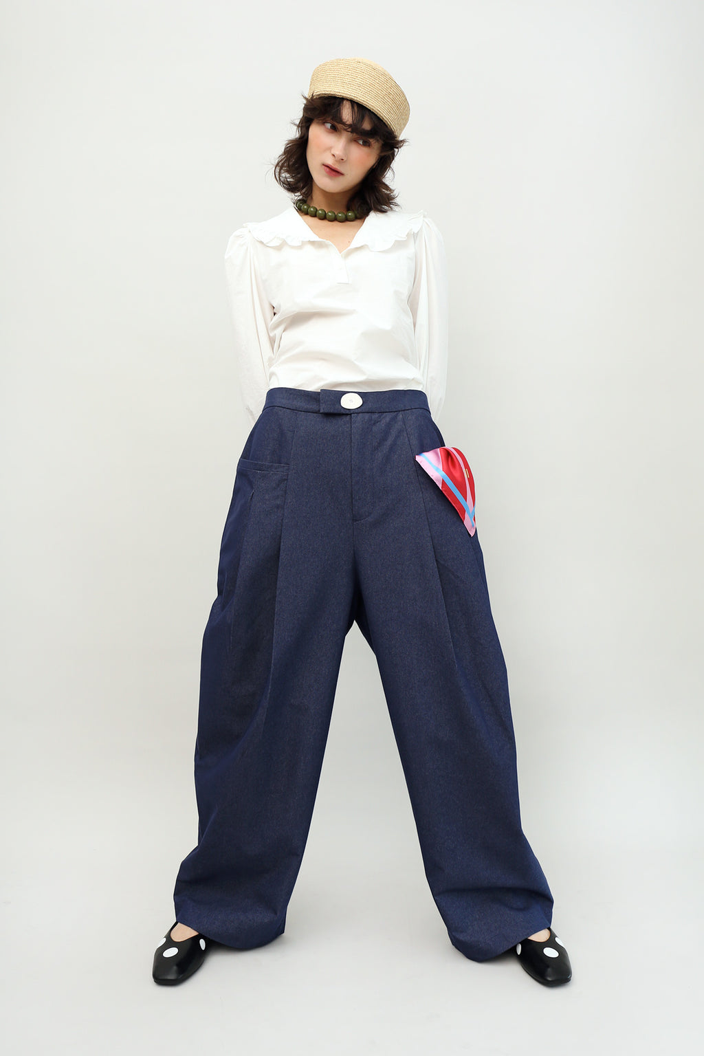 Odette Ruffle Blouse