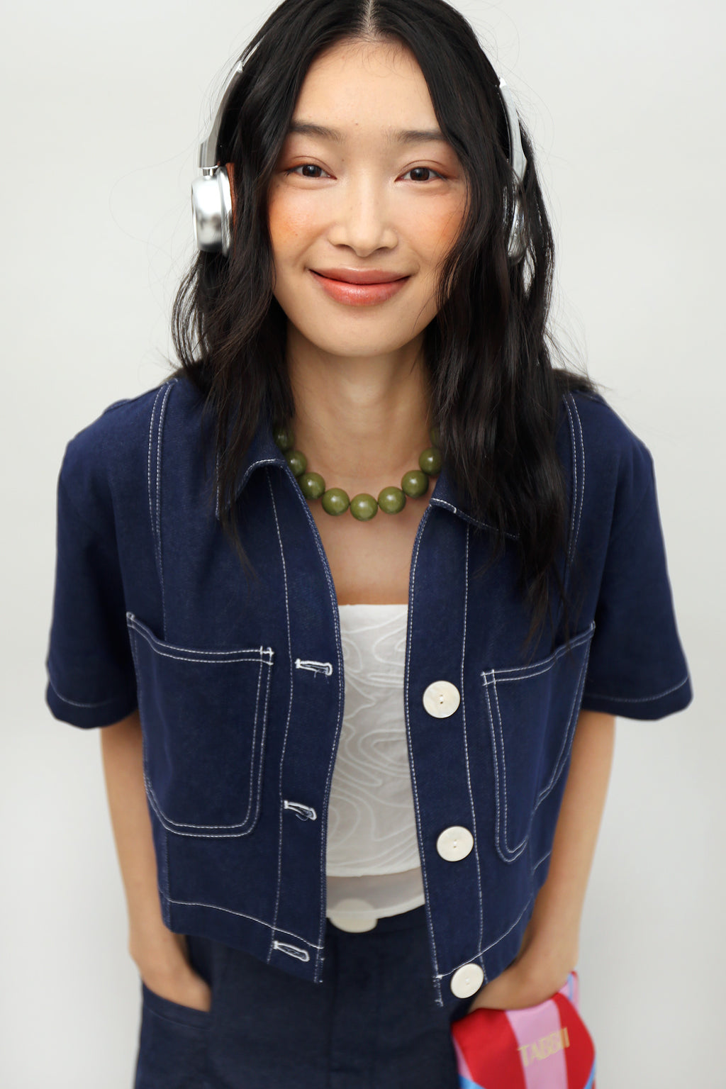 Hopper Boxy Denim Top/Outer