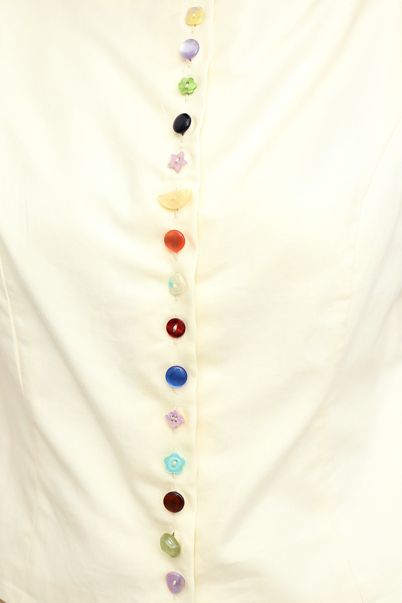 Pandora Button Top in Cream Froth