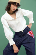 Odette Ruffle Blouse
