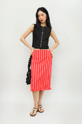 Pandora Button Top in Black Soot (XS)
