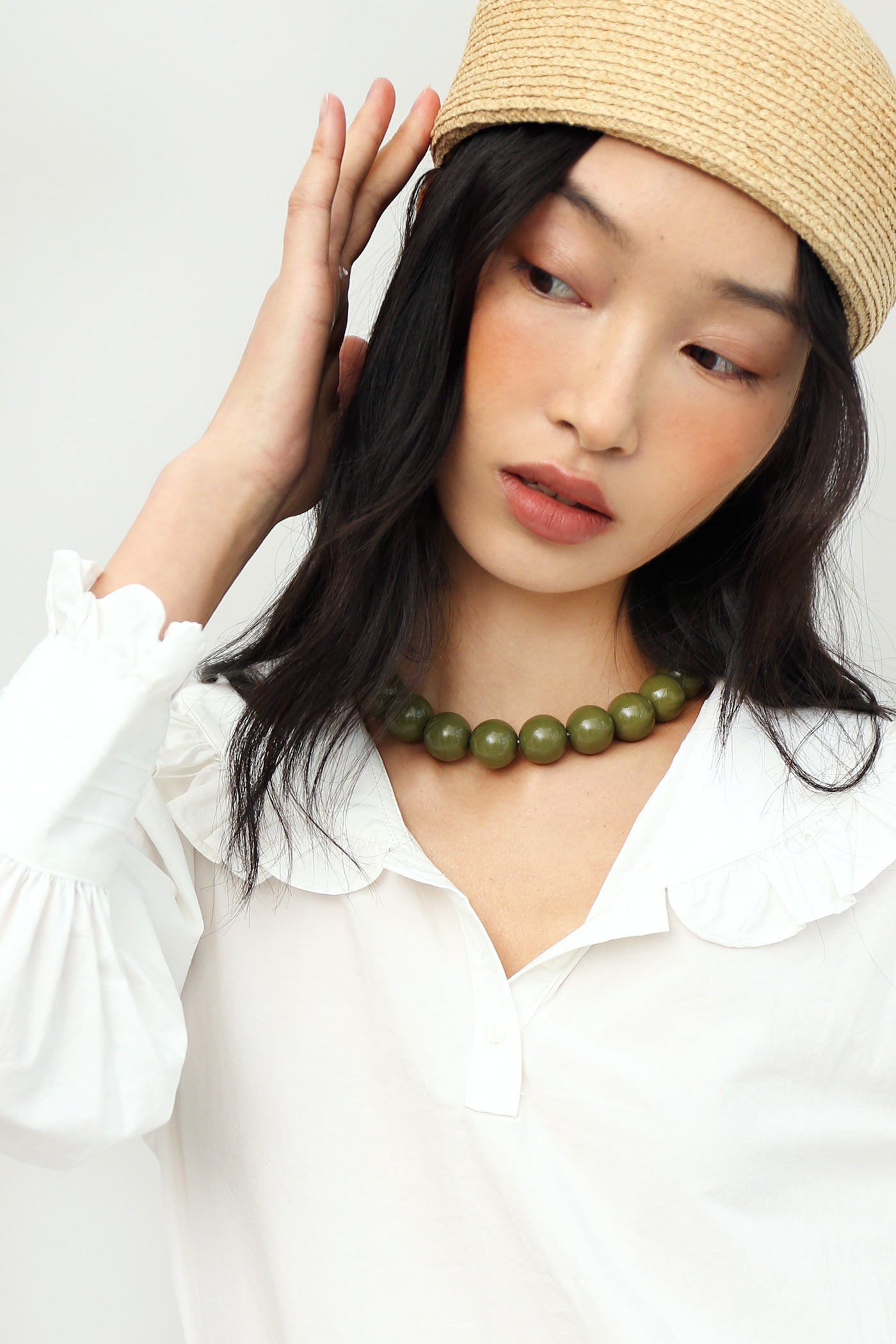 Odette Ruffle Blouse