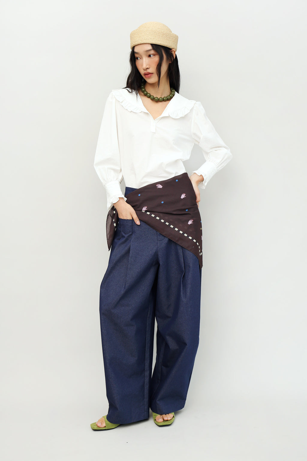 Odette Ruffle Blouse
