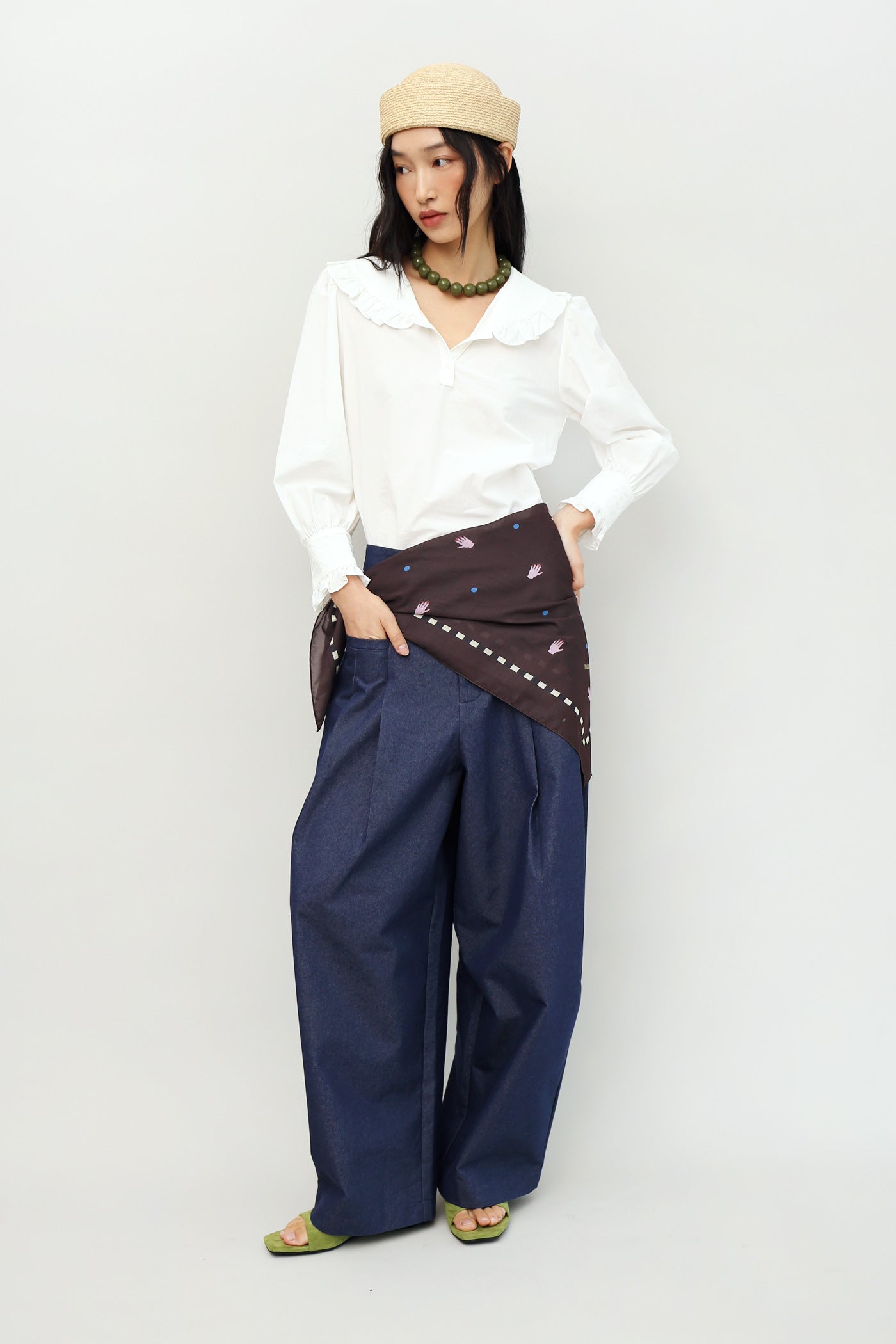 Odette Ruffle Blouse