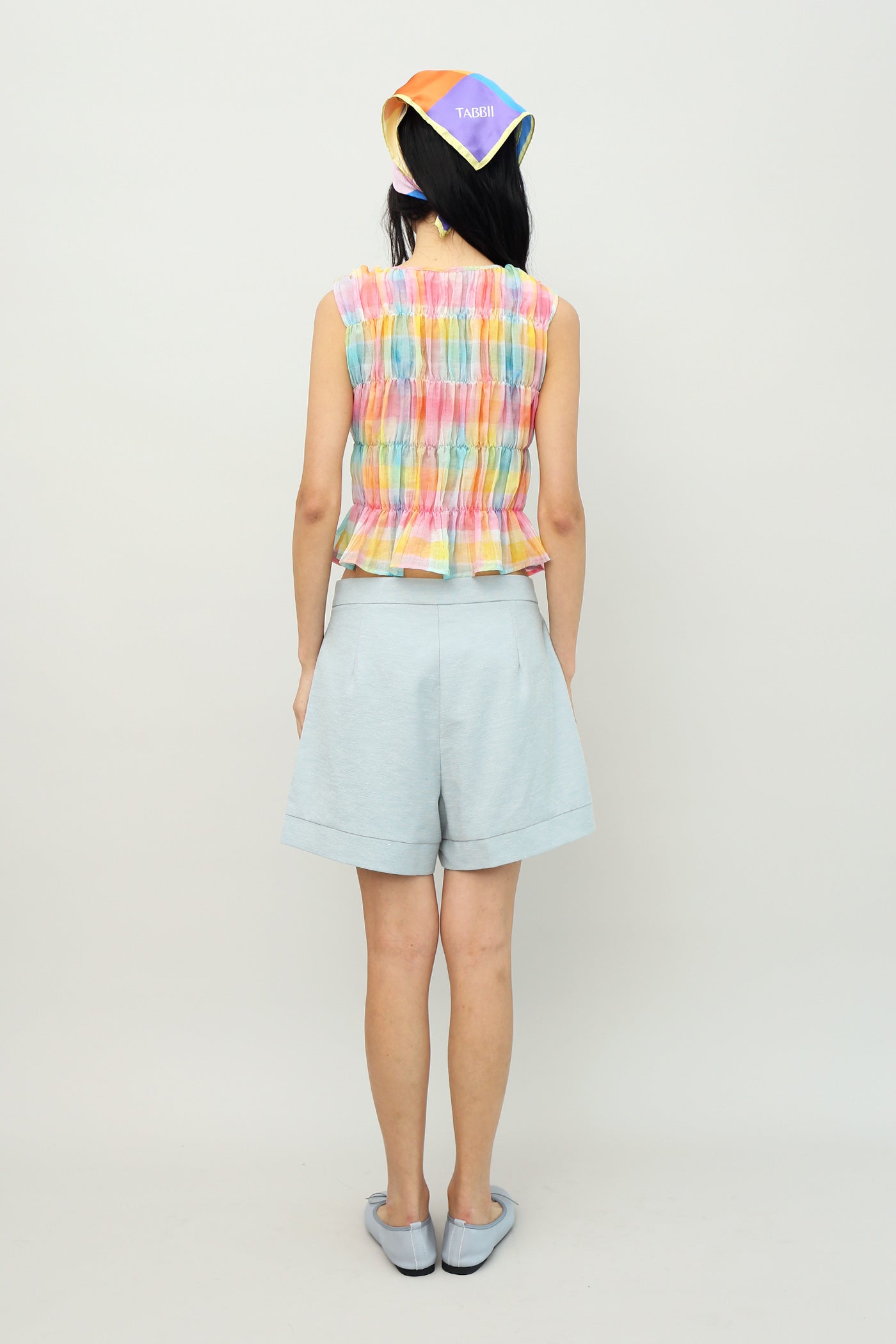 Jolly Rainbow Smocked Top