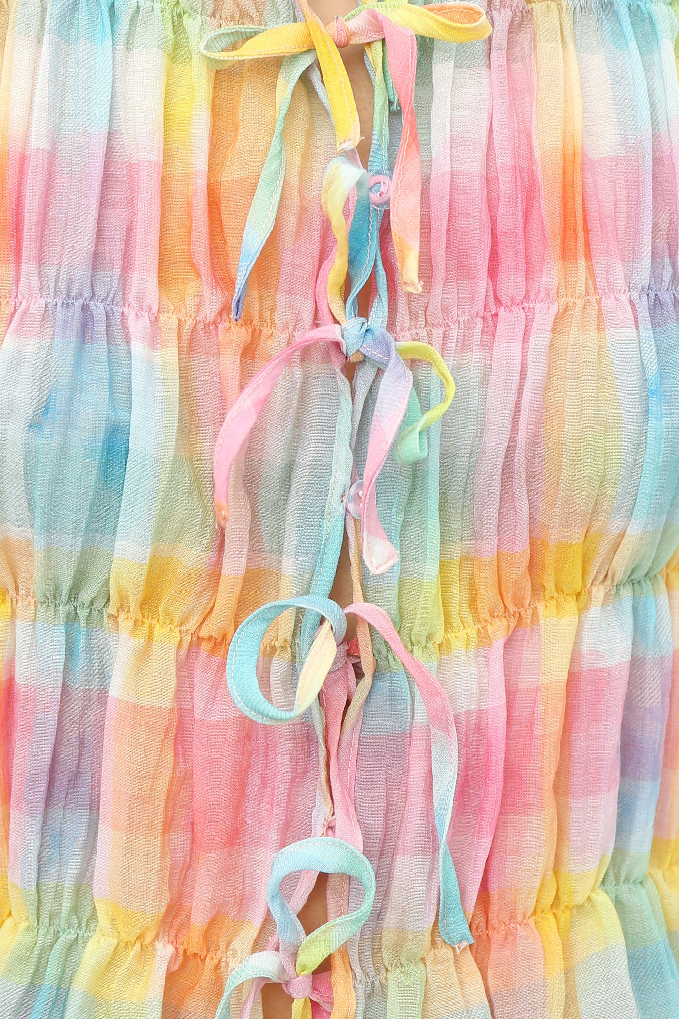 Jolly Rainbow Smocked Top