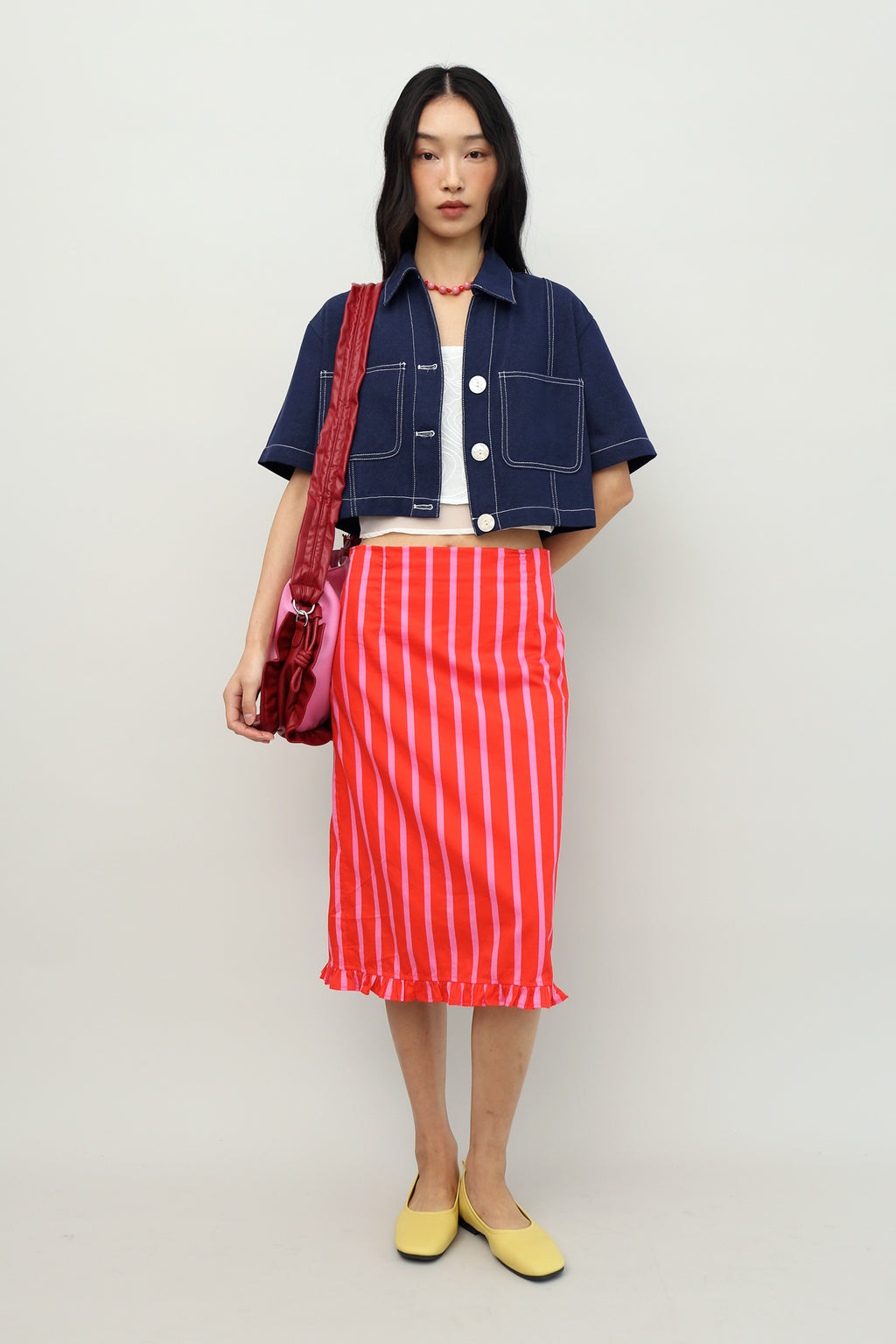 Hopper Boxy Denim Top/Outer