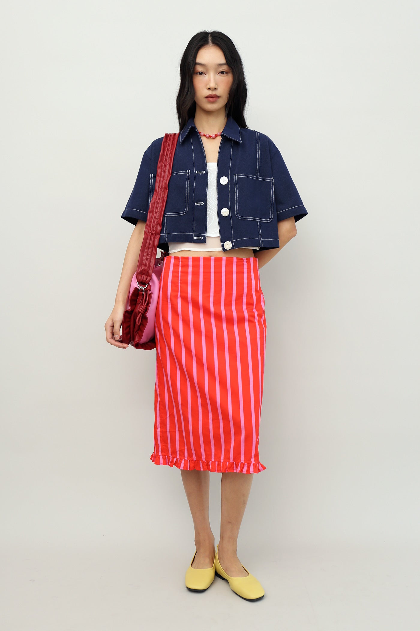 Hopper Boxy Denim Top/Outer