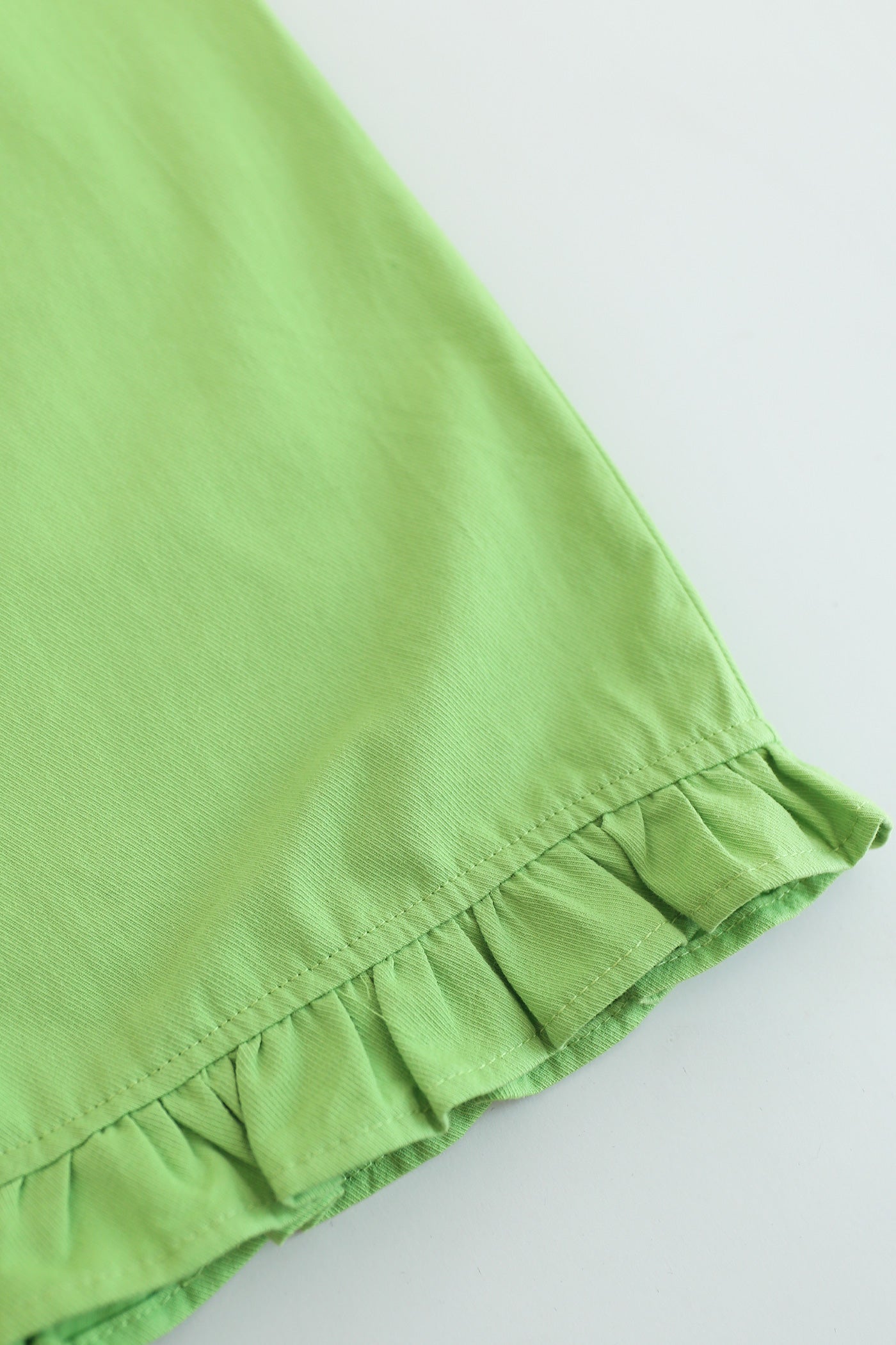 Zeezee Ruffle Skirt in Pistachio